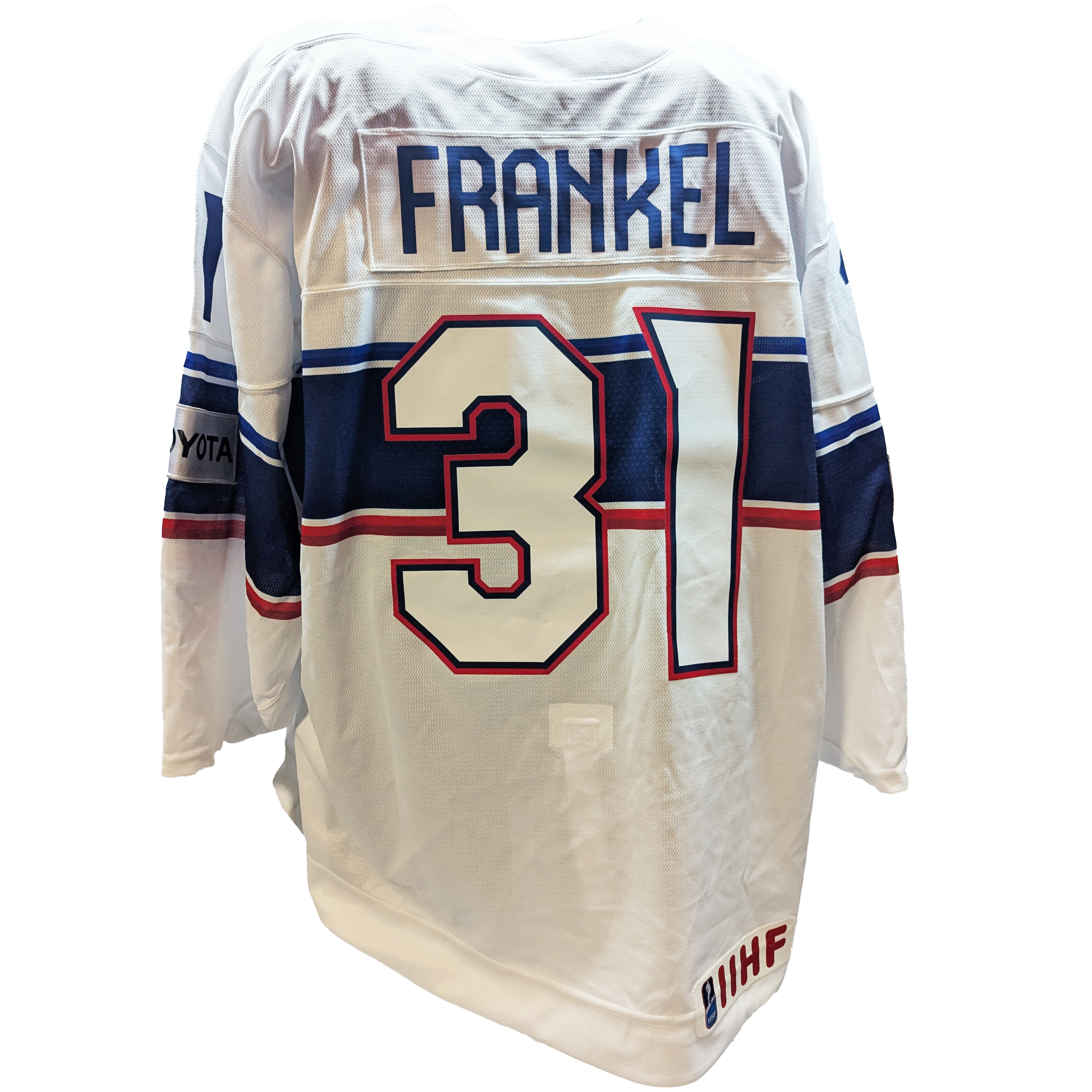 Nike - Maillot de match d'occasion de l'équipe américaine IIHF (blanc)